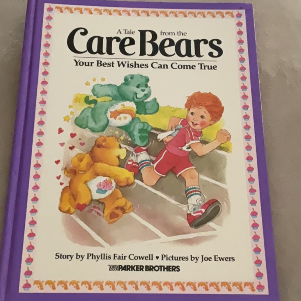Vintage 1984 Care Bears story book from Parker Brothers